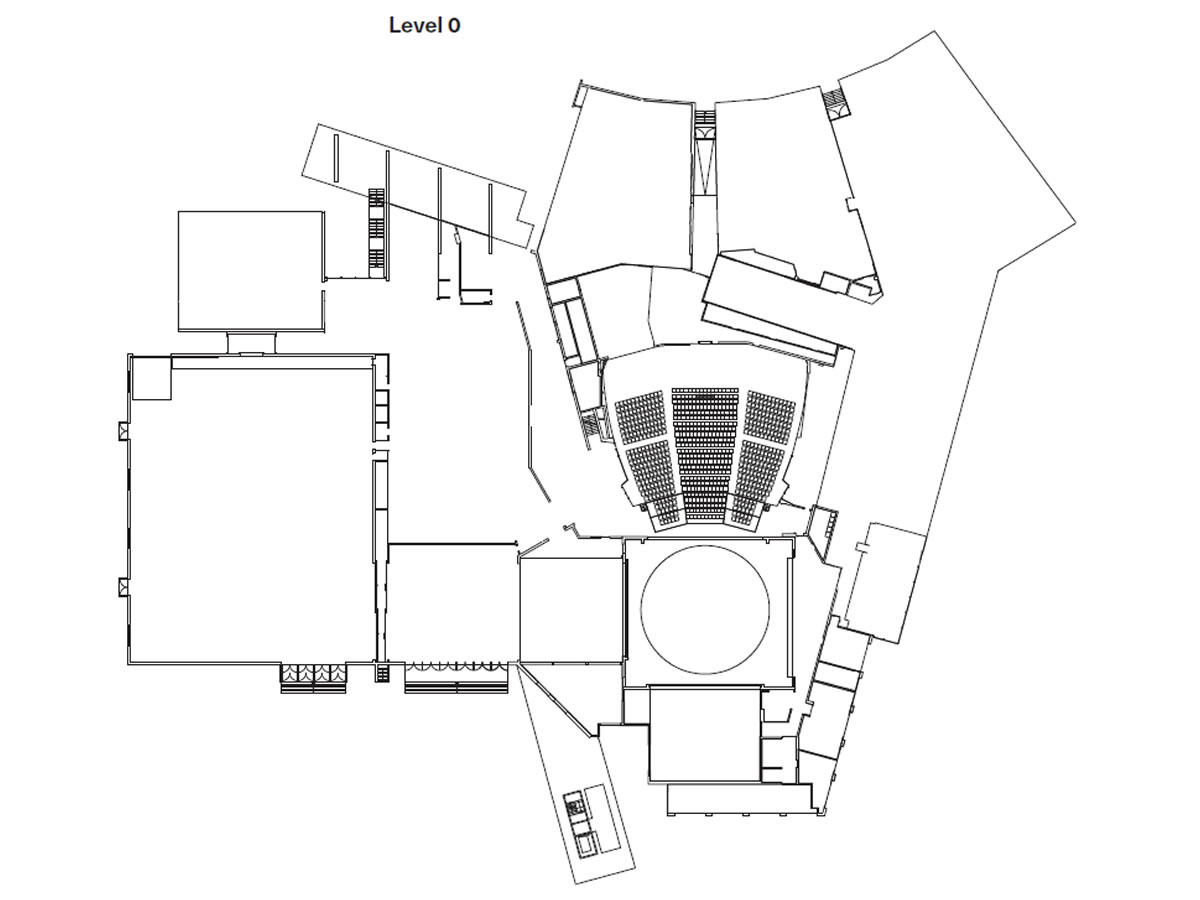 Bregenz Festival House floor plan - 1st floor