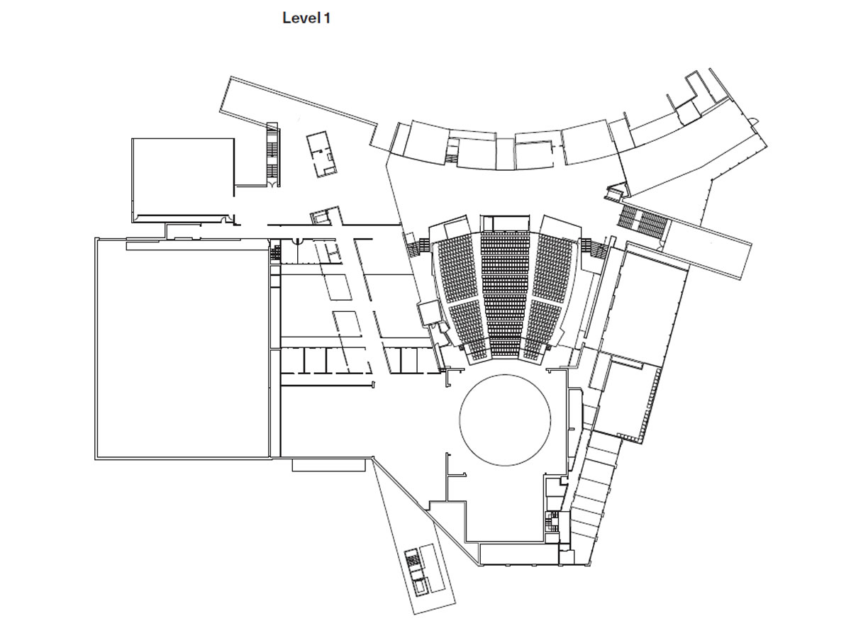 Bregenz Festival House floor plan - 2nd floor