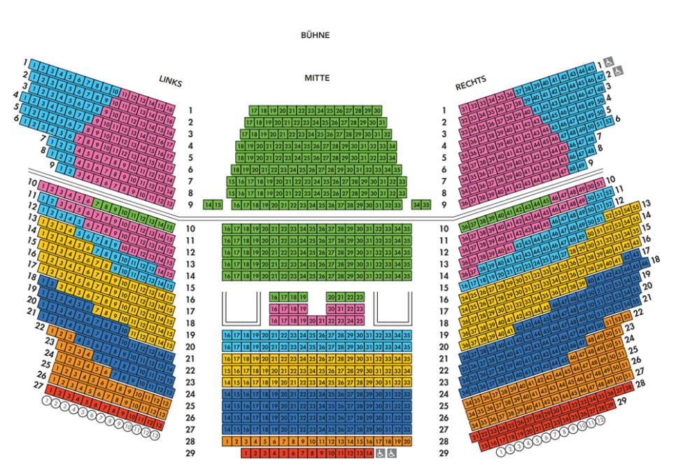 Felsenreitschule seating layout