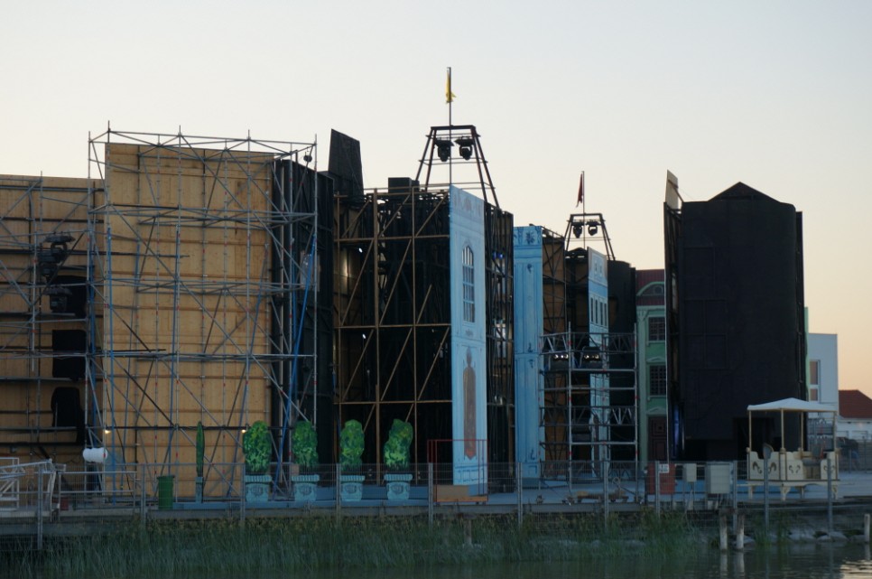 Mörbisch Lake Stage - Rear of the Stage