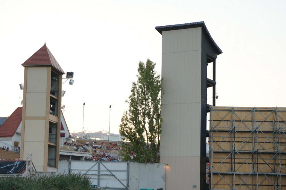 Mörbisch Lake Stage - Rear of the Lighting Tower