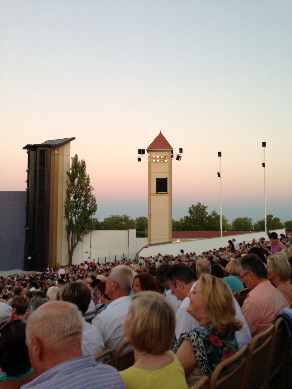 Mörbisch Lake Stage - Sunset