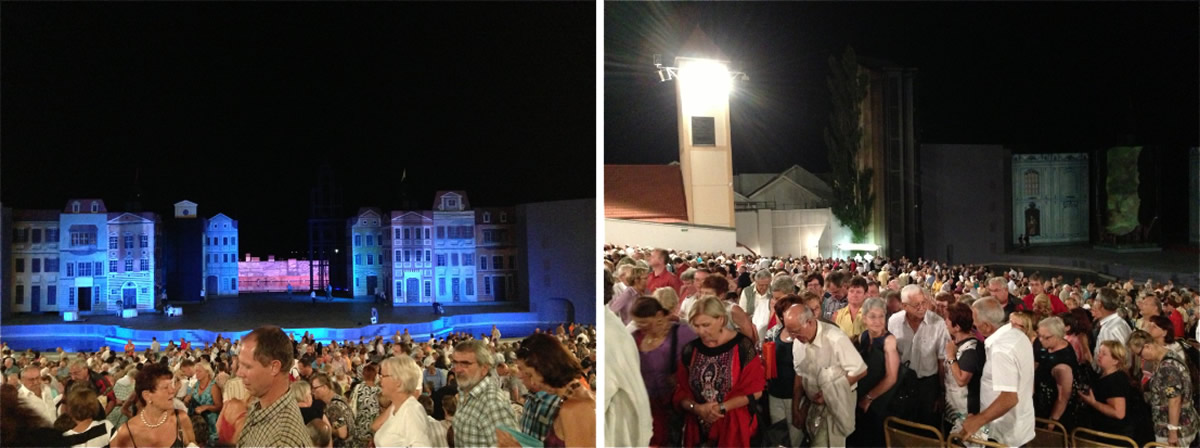 Mörbisch Lake Stage - Audience Departure