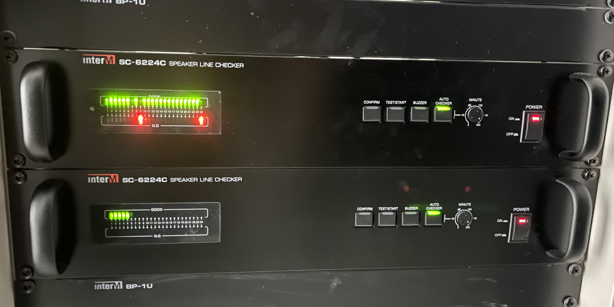 Speaker Circuit Status Display - Inter-M's SC-6224C