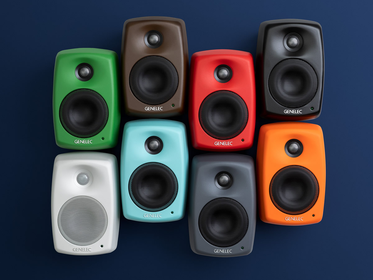 Installation speakers available in a variety of RAL colors