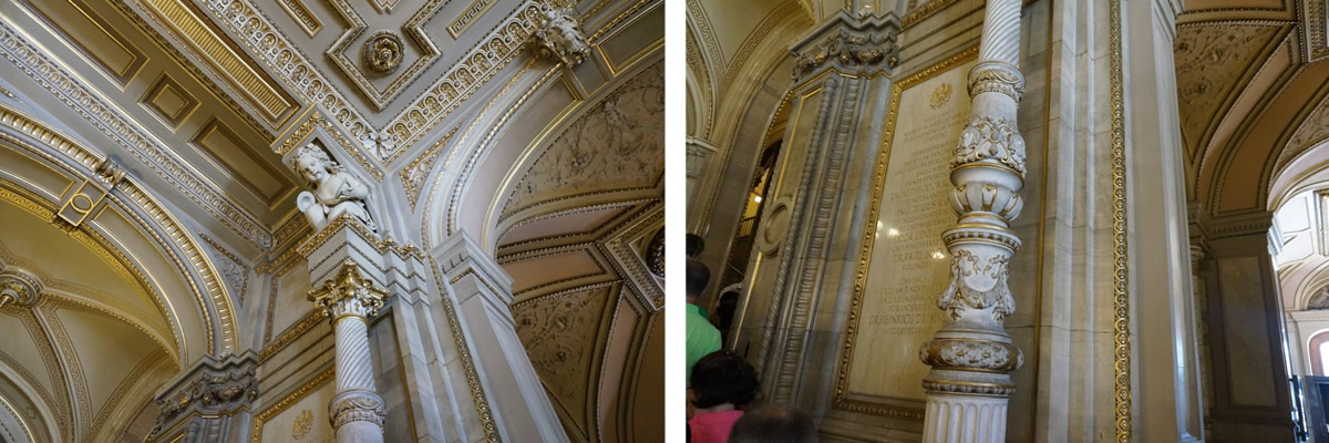 Neoclassical Columns of Vienna State Opera House