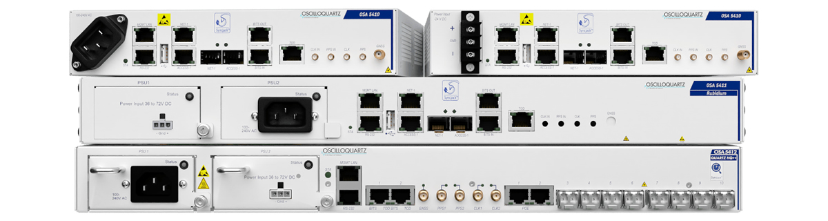 Oscilloquartz 사의 OSA 5410 시리즈